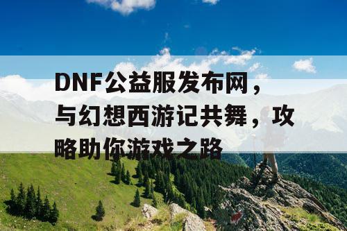 DNF公益服发布网，与幻想西游记共舞，攻略助你游戏之路