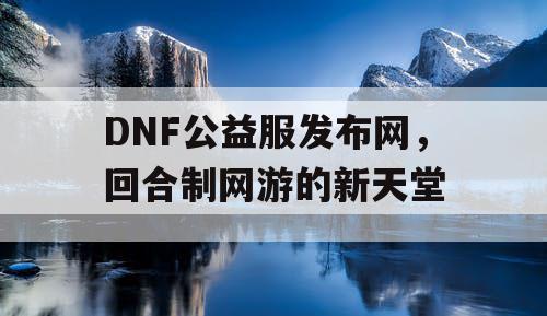 DNF公益服发布网，回合制网游的新天堂