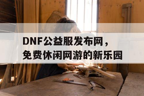 DNF公益服发布网，免费休闲网游的新乐园